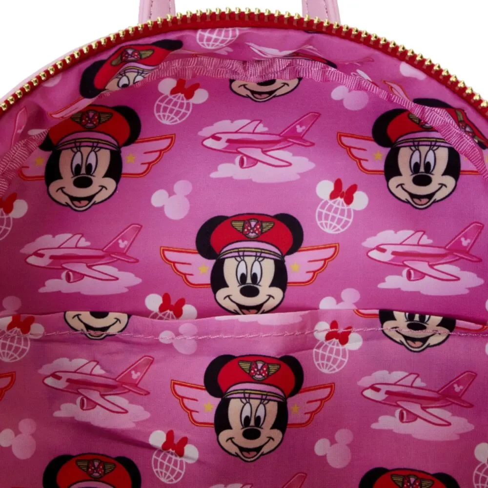 Loungefly Disney C2E2 Minnie Mouse Pilot Cosplay Mini Backpack